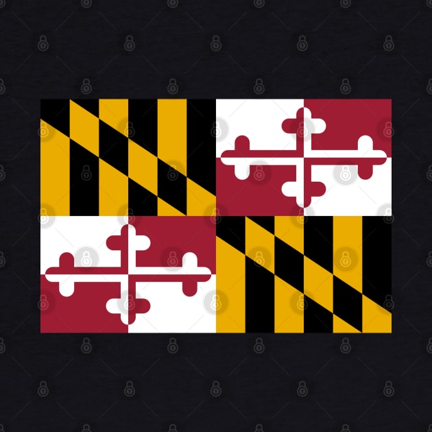 Flag of Maryland by brigadeiro